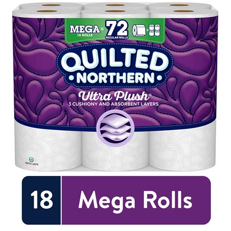 Quilted Northern Ultra Plush® Toilet Paper, 18 Mega Rolls = 72 .